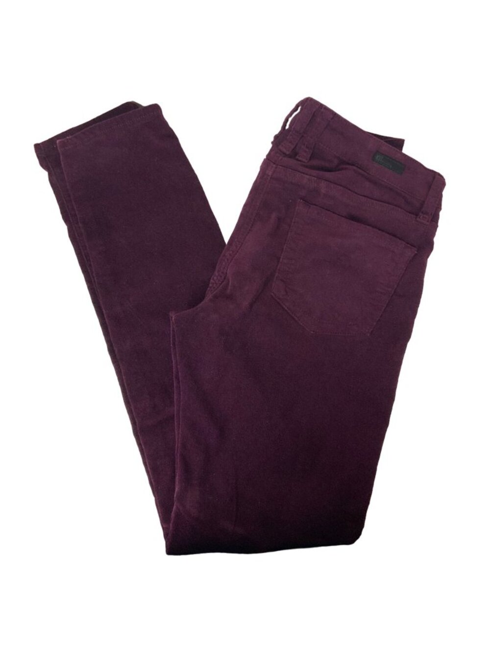 Kut From The Kloth Diana Skinny Jeans Womens Size 6 Burgundy Corduroy Pants